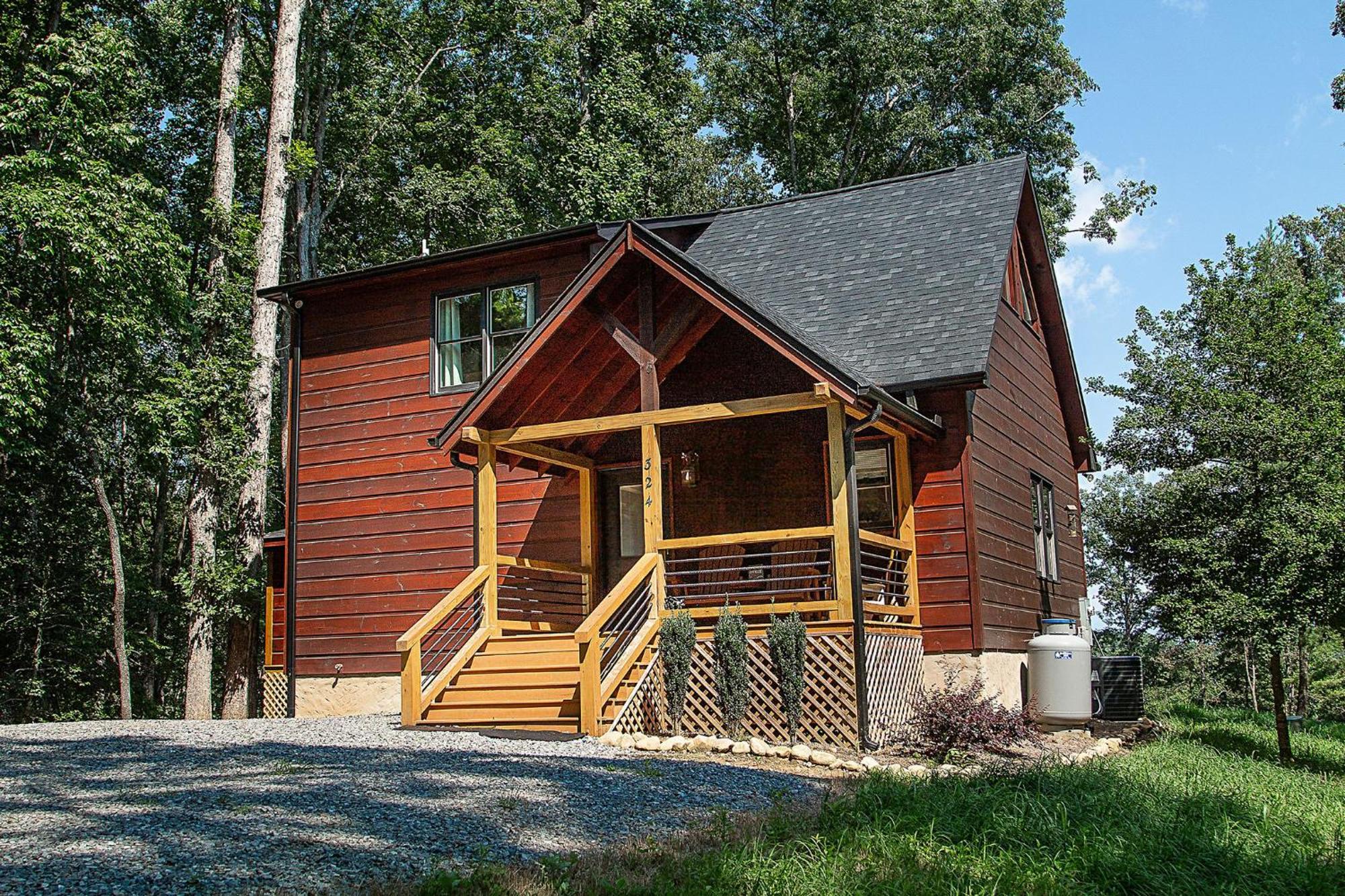 Adore The Smores Rustic Mountain Charm Outdoor Spaces And A Cozy Hot Tub Blue Ridge Dış mekan fotoğraf
