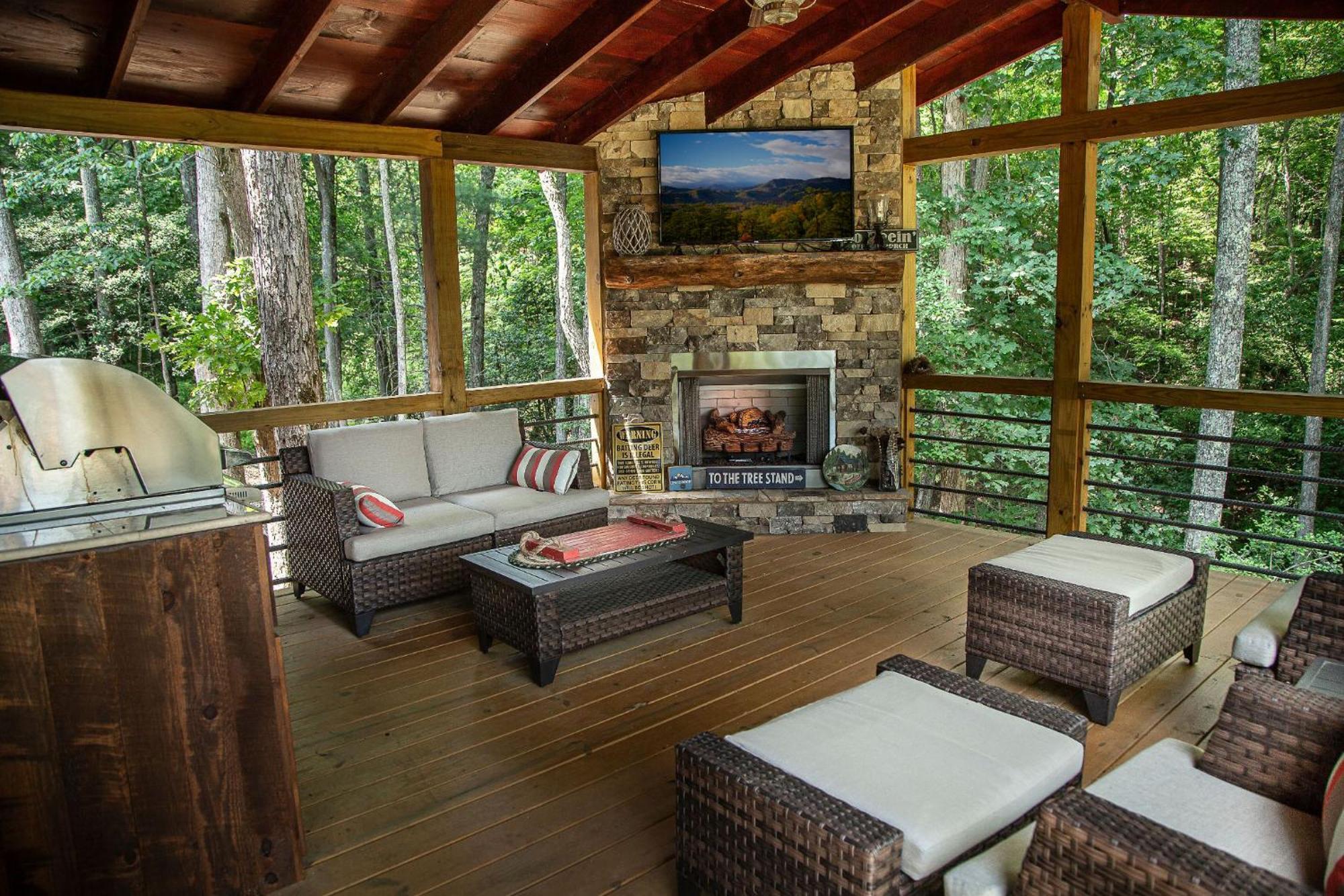 Adore The Smores Rustic Mountain Charm Outdoor Spaces And A Cozy Hot Tub Blue Ridge Dış mekan fotoğraf